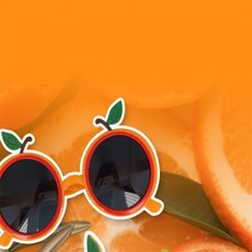 영원디자인 오렌지 선글라스 할로윈선글라스