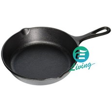 易油網 Lodge 8吋 20.3公分 鑄鐵鍋 #L5SK3，導熱均勻，堅固耐用，保留食材原味, 1個