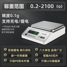 정밀전자저울 0.01g 디지털 초정밀 미니 실험실 미니저울 산업용 소형 주방 전자저울계량, 1개, E. 사각판 2100g 사용 가능