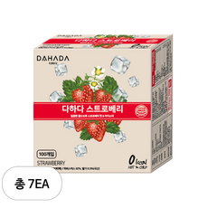 다하다 스트로베리, 1.2g, 100개입, 7개