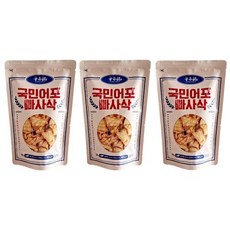 고로 공유관 어육 93.8% 국민어포 빠사삭 80g, 3개