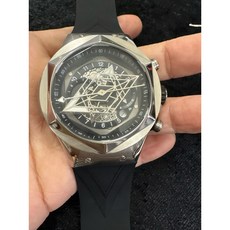 HANBORO 機械錶 全自動鏤空夜光防水男錶