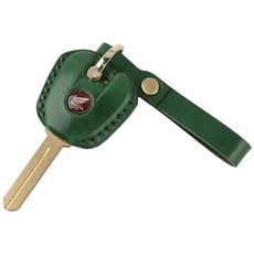 혼다 CBR650 CB500 NC750 수제 소가죽 오토바이 키 케이스 가죽 키홀더, 1개, 4_패션 그린 A 1