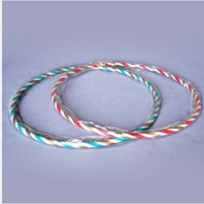 星際派對 彩帶呼啦圈 直徑80公分 台灣製造 顏色隨機出貨, 1個, 多色, 150g