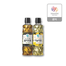 본사직영 청정원 올리브유 + 카놀라유, 1개