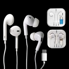 애플 아이폰 삼성 갤럭시 C타입 이어폰 / 커널형 유선 아이패드 줄, 애플 C타입 커널형
