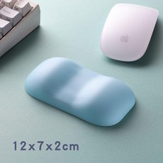 無品牌 聊天氣泡鼠標墊護腕墊, 1個, 促銷口香糖-護腕藍色