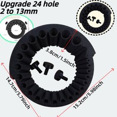 드릴을 선명하게하기위한 드릴 숫돌 세트 다중 폴리 조각 기계 도구 사양 전원 액세서리 비트, B1-black, 1개