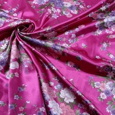 실크원단 프린트 시뮬레이션 실크 새틴 원단 기모노 DIY 바느질 꽃 가정 가구 장식 재료 천 200x150cm, 5) 5  200x150cm, 1개