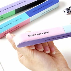 네일 버퍼 손톱 다듬기 광택 파일 관리 매니큐어 코팅 화장 도구 젤 아트 손질, 파일 DC003308