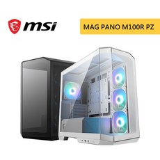MSI MAG PANO M100R PZ 電腦機殼 支援全景玻璃設計, 1個, 白