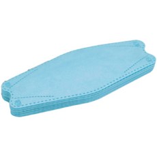 韓版KF94 魚型口罩-兒童【Y9920】, 進口魚型淺藍兒童, 1個, 10片