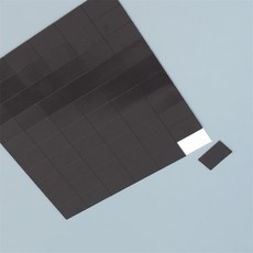 조각 고무스티커 화이트보드자석, 30 x 10mm (75P)