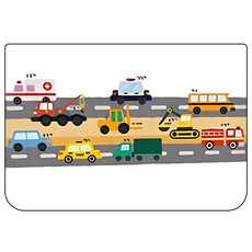 磁吸汽車遮陽簾-可愛卡通叢林動物款，車用遮陽防曬隔熱，兒童車窗遮陽簾, 馬路汽車, 1個