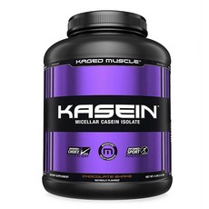 KAGED MUSCLE 膠束酪蛋白分離物, 1.8kg, 巧克力奶昔, 1個