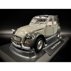 諾貝爾 雪鐵龍2CV Charleston 經典汽車模型，灰黑色雙色 diecast 精緻工藝, 灰色, 1個