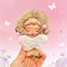 팝마트 스컬판다 겨울 교향곡 빛의 정원 날찾아봐 인형키링 인형옷 버터플라이 인형의상, SP 라이트 위빙 가든 인형 의류에는 인형이 포함되어, 버터플라이 핑크