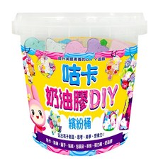 幾米兒童圖書 忍者兔咕卡奶油膠DIY繽紛桶 幼福文化 忍者兔巧手玩創意, 1個