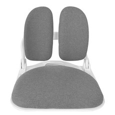 첼리스 트윈 접이식 휴대용 좌식의자 일식집 다다미방 허리 편한 바닥의자, 화이트+그레이