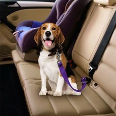 안전한 자동차이동 반려견 안전벨트 간편 결합 스트랩_ 20275435EA, 옐로우, 1