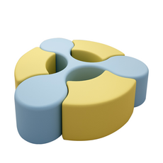 로비 룸 키카 도서관 특수모양의자 대기실 병원 소파, 조합 2