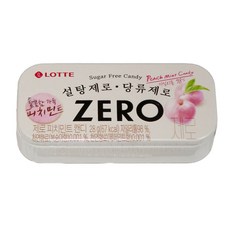 제로 피치민트 캔디, 1개, 28g