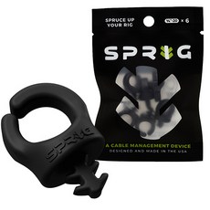 【上洛】SPRIG 1/4"-20 整線扣 - (六入/包) 線材管理 線材收納, 粉紅色,1/4"-20 (6入/包), 1個