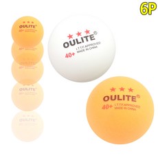 6P 탁구용품 탁구공, 6개입, 1개