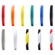 바닥 라인테이프 10mm X 30M PVC 안전 구획 경계 표시 11컬러, 흰색, 1개