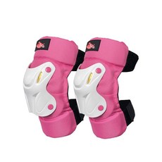 女款機車騎行護膝護肘套裝 防摔防撞騎士護具, JWF 白,護膝一對, 1個