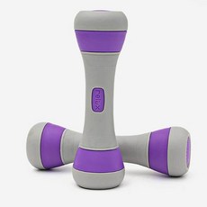 무게조절 아령 세트 퍼플 2kg 미끄럼방지 스틸 jeo4+1fTr