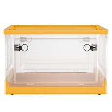 햄스터집 아크릴 햄스터리빙박스 골든 케이지 고슴도치 하우스, 1개, 엘로우