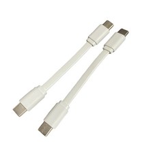 CCG911 C to C 40W -평면- 10Cm PD 고속충전/데이터 쇼츠 짧은 케이블 C타입 to C타입-벌크, 1개