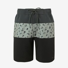 renoma SWIM & GYM 男士棕櫚樹牛仔對比色沙灘褲 (RN-MS19302F)