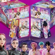 케이팝 데몬 헌터스 카드 2탄 12갑 한박스 360장 박스색상랜덤 홀로그램카드 36개포함