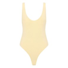 레베카밸런스 아리알 골지 스쿱 넥 바디수트