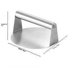 스매시 버거 프레스 햄버거 패티 고기 분쇄기 원형 몰드 고기용 주방, 1. 1Pcs