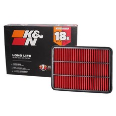 K&N 엔진 에어 필터: 긴 수명 18 000마일 교체용 에어 필터: 2000-2015 토요타/렉서스와 호환 가능: 툰드라 세쿠오이아 GX470 4러너 랜드 크루저 K, K&N 엔진 에어 필터: 긴 수명 18,000마일 교체