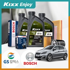 푸조 308(2세대)(13~21) 1.5d 디젤 킥스 파오 C3 5W40 엔진오일세트 VIN