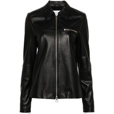 스포트막스 가죽 지퍼 재킷