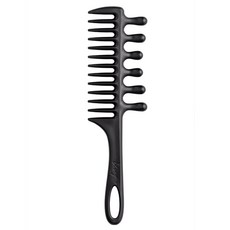 &be 5WAY 巨無霸髮梳, 1個, 黑色