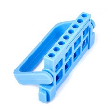 홀 고압멸균 엔도 파일 홀더 디스펜서 근관치료 드릴 스탠드 근관 블록 정리용, 6. 8 Holes Blue, 1개