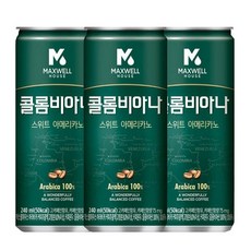 동서 맥스웰 콜롬비아나스트아메리카노 240ml x 30캔, 동서 맥스웰 콜롬비아나스트아메리카노 240ml x 30