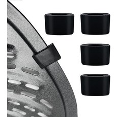 7QT 2QT PowerXL 에어프라이어용 에어프라이어 고무 팁 4PCS 프리미엄 탭 범퍼 발 크리스퍼 플트 그릴 팬용 실리콘