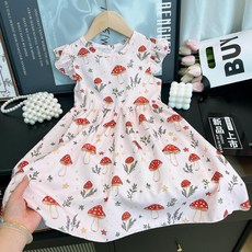 女童碎花連衣裙