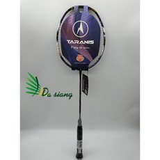 大翔羽球專賣 TARANIS SNAKE 塔瑞尼斯 黑紫色 蛇藤 碳纖維球拍, 1個, 羽線代穿