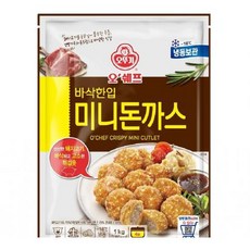 오쉐프바삭한입미니돈가스 오뚜기 1kg, 1개