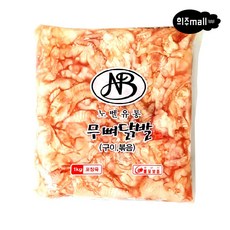 [희주몰] 노벨그린푸드 국내산 냉동 무뼈닭발 1kg, 1개