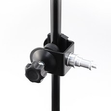 스피곳 나사 마운트 클램프 LED 라이트 조명 카메라 플래시, 1개