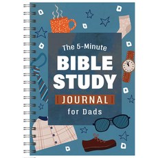 (영문도서)The 5-Minute Bible Study Journal for Dads Spiral, Barbour Publishing, English, 9798891512832